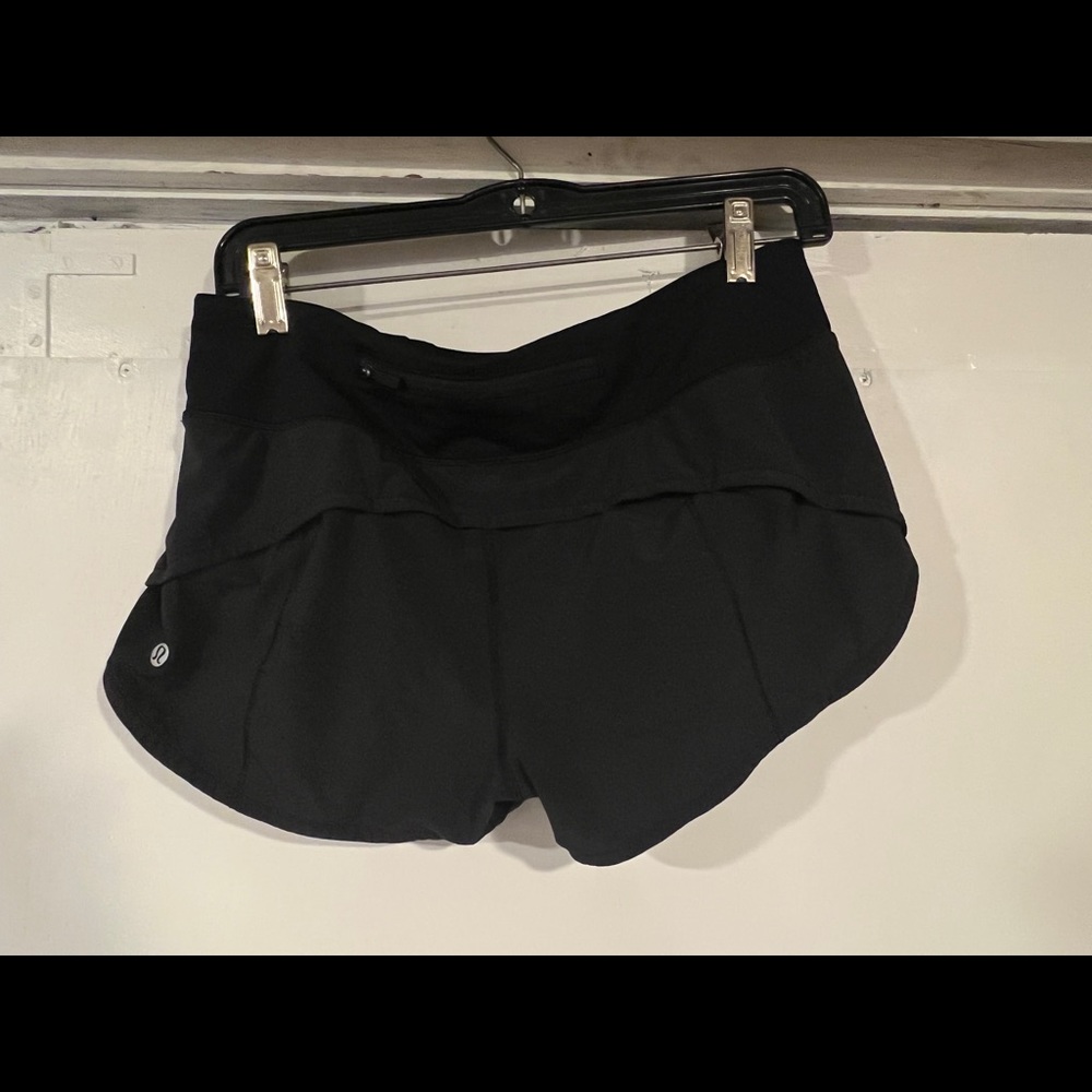 Lululemon Speed Shorts Size 2 Black